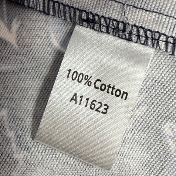 Appleseeds Blue Floral‎ Print Cottage Button Front Long Sleeves Denim Jacket 24W - Picture 4 of 7